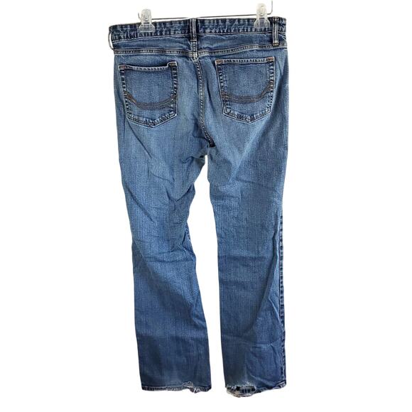 Old Navy Jeans Womens 14 Dreamer Relaxed Bootcut Regular Stretch Denim Mid Rise - Picture 2 of 16